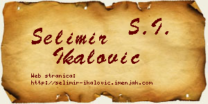Selimir Ikalović vizit kartica
